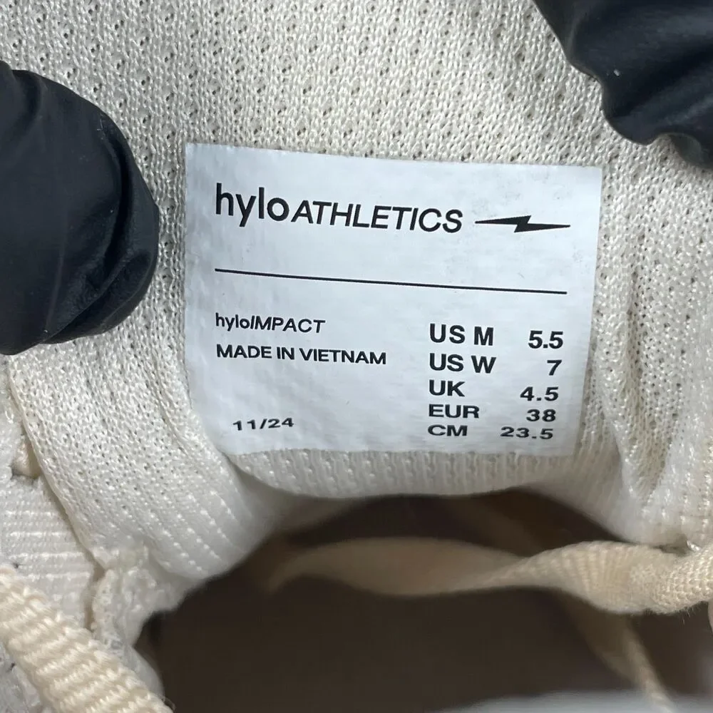 Hylo Athletics Hylo Impact Running Shoes Womens Size 7 Beige Mesh Sneakers